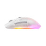 Гейминг мишка SteelSeries - Aerox 3 WL Gen 2, оптична, безжична, Ghost